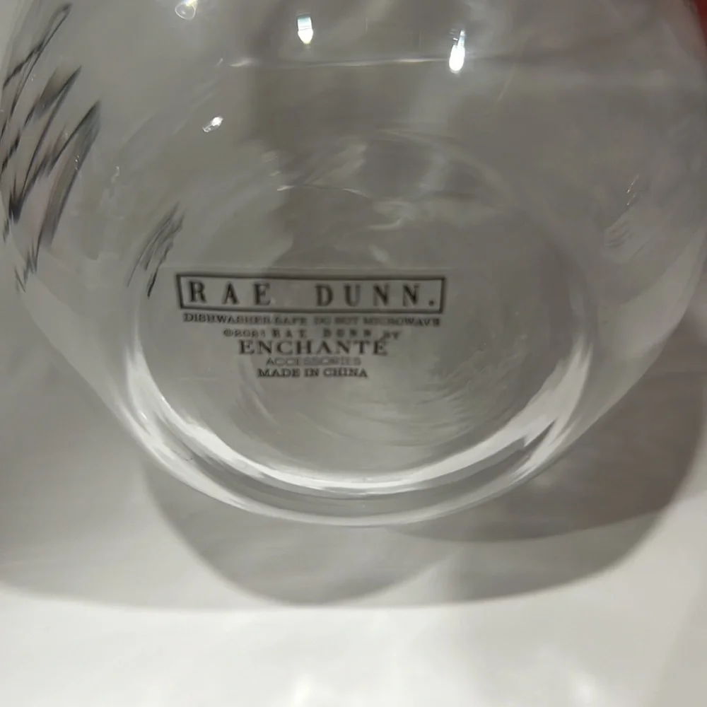 Rae Dunn MR. Wine Glass